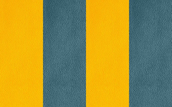 Tekstura Naturalnej Skóry Kolorach Niebieskim Żółtym — Zdjęcie stockowe