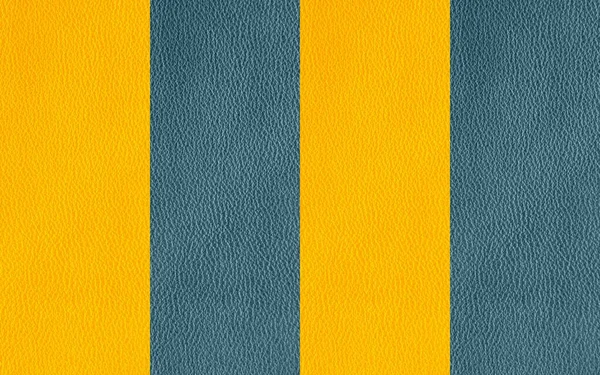 Textura Couro Natural Cores Azul Amarelo — Fotografia de Stock