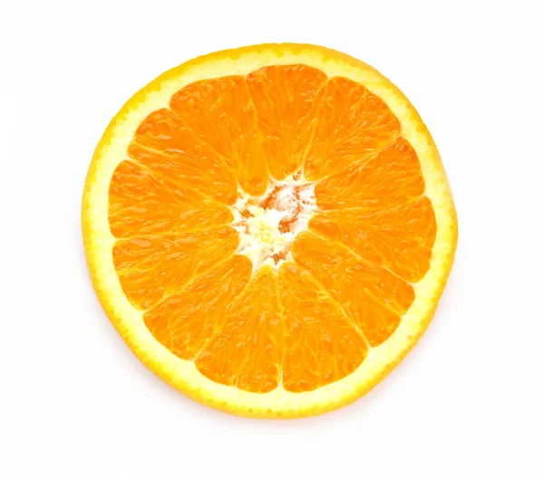 Κομμένο Πορτοκάλι Φέτες Φρούτων Διαφόρων Σχημάτων Βιταμίνη Ζουμερή Νωπά — Φωτογραφία Αρχείου