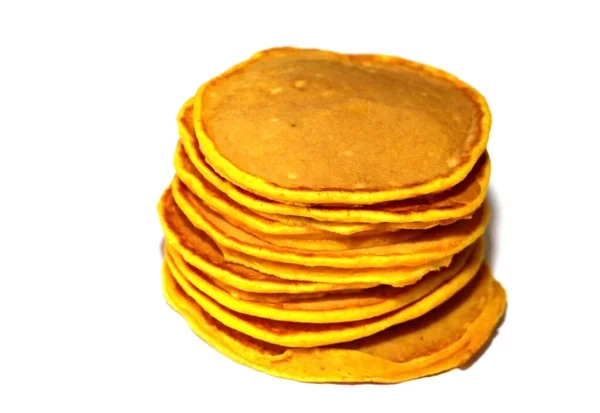 Pancake Amerika Yang Dibuat Dari Labu Segar Musim Gugur — Stok Foto