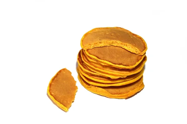 Pancake Americano Base Zucche Fresche Autunno — Foto Stock