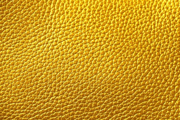 Přírodní Kůže Zlaté Pozadí Kožené Textury — Stock fotografie