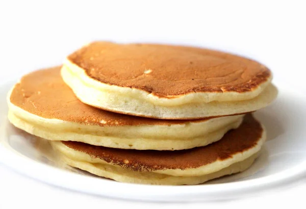 Pancake Bebas Mentega Yang Masam Dan Lezat — Stok Foto