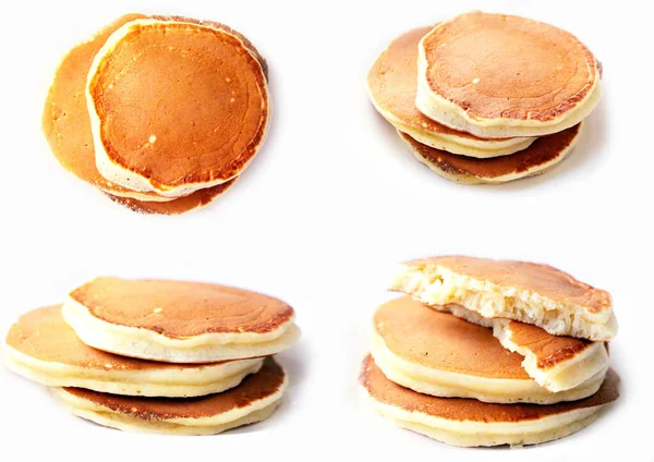 Pancake Bebas Mentega Yang Masam Dan Lezat — Stok Foto