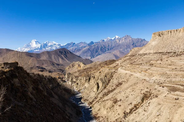 Montagne dell'Himalaya, Nepal — Foto Stock