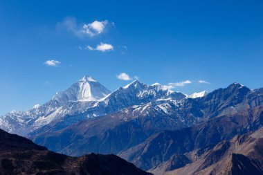 Mount Dhaulagiri ve Tukuche tepe