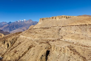 güzel manzara, Himalayalar, Nepal.