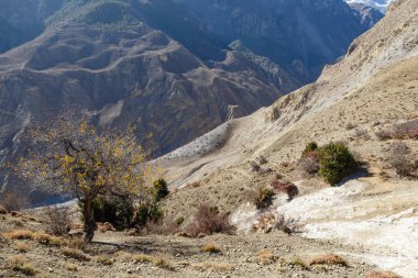 Dağ manzarası, Himalayalar, Nepal