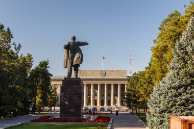 Bishkek 'te Lenin Anıtı