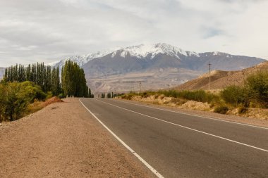 Kırgızistan 'da Naryn bölgesinden geçen 367 numaralı otoyol.