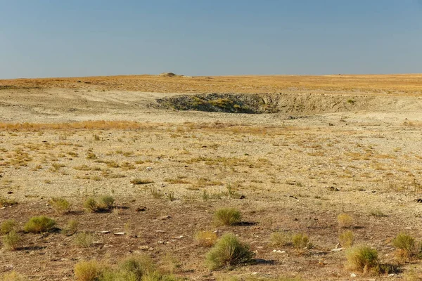 Estepa Del Desierto Otoño Región Aral Kazajstán — Foto de Stock