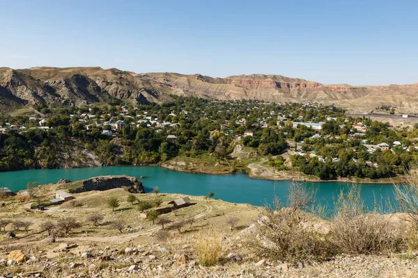 Río Naryn Cerca Ciudad Tash Kumyr Región Jalal Abad Kirguistán — Foto de Stock