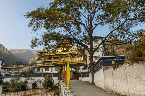 Dakshinkali Nepal November 2016 Main Gate Monastery New Azom Monastery — Stock Photo, Image