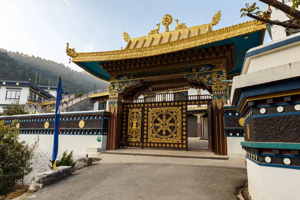Dakshinkali Nepal Noviembre 2016 Puerta Principal Del Monasterio Nuevo Monasterio — Foto de Stock