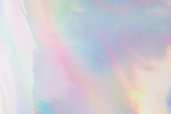 Texturas holográficas. Lámina de brillo y fondo de gradiente de arco iris metálico — Foto de Stock