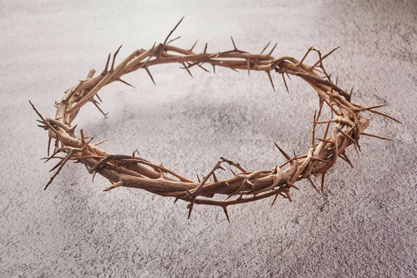 Jesus Christ Crown of thorns. Religion background. Easter symbol. Crucifixion Of Jesus Christ. — Stock Photo, Image