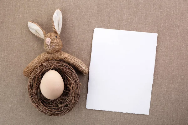 Seizoensgebonden vakantie, Pasen achtergrond. Geen afval, milieuvriendelijk paasconcept. — Stockfoto