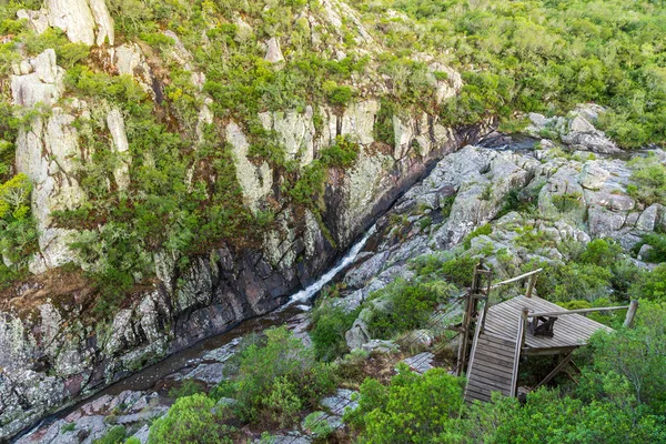 Montanhas Leste Uruguai Com Cachoeiras Parques Nacionais Acidentados — Fotografia de Stock