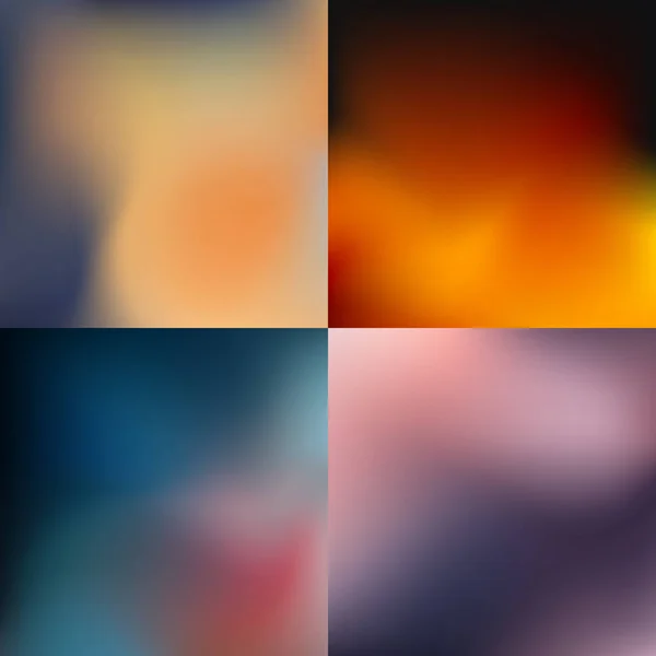 Renkli bulanık arka kümesi. Vektör çizim.