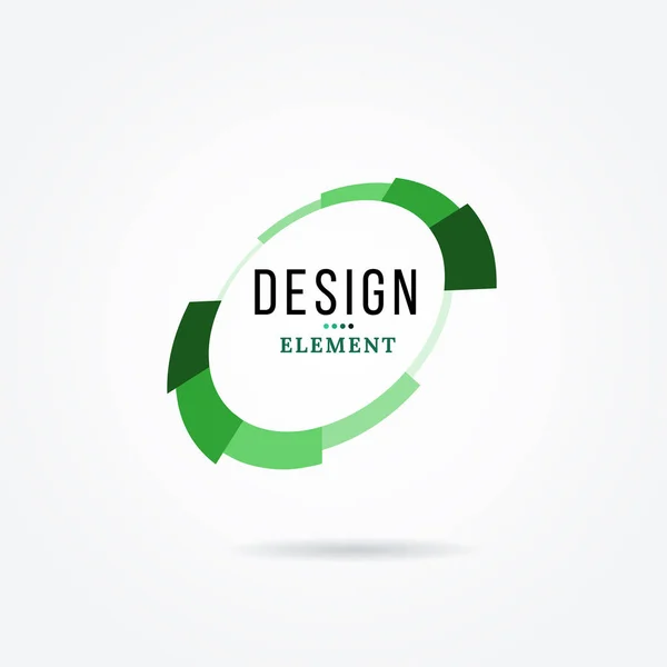 Dairesel tasarım öğesi. Soyut vektör çizim önyükleme çubuğu ile.