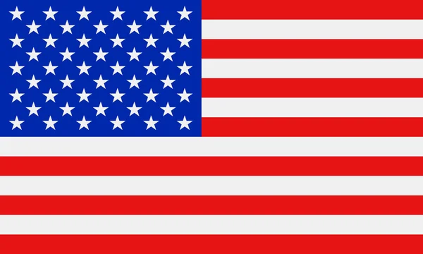 Amerikaanse vlag. vectorillustratie. — Stockvector