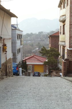Seul 'un eski sokaklarında.