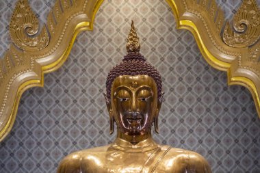 The Golden Buddha Statue in Wat Traimit Buddhist Temple in Bangkok, Thailand