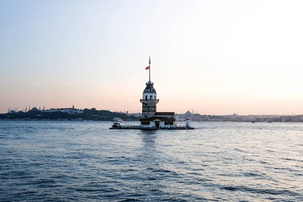 Torre Donzela Torre Conhecida Como Kiz Kulesi Turquia — Fotografia de Stock