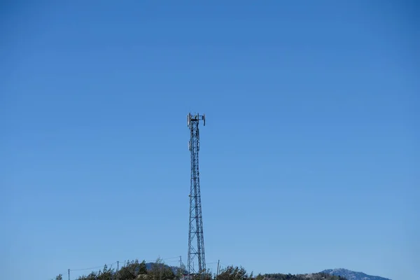 Cellular Gsm移动无线电天线塔 — 图库照片