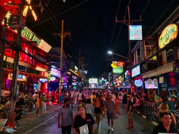 Патонг Біч Walking Street Phuket Thailand February 2020 Патонг Біч — стокове фото