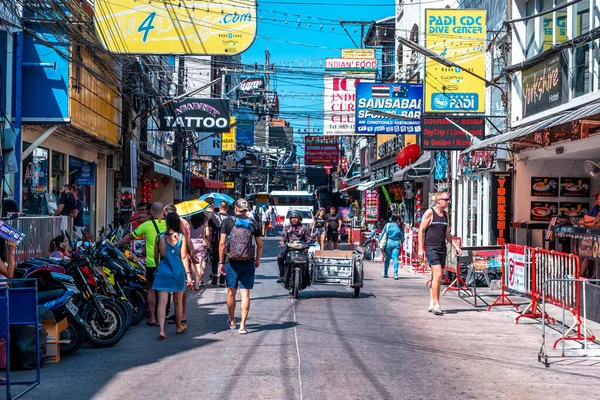 Bangla Road Patong Beach Phuket Tailandia Enero 2020 Bangla Road — Foto de Stock