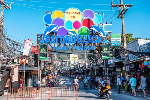 Bangla Road Patong Beach Phuket Thailand January 2020 Bangla Road — Stock Photo, Image