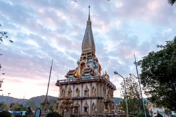Wat Chalong Temple Phuket Tailandia Enero 2020 Wat Chalong Buddhist — Foto de Stock