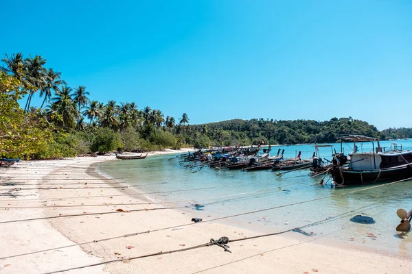 Isla Koh Yao Yai Phuket Tailandia Enero 2020 Playa Las — Foto de Stock
