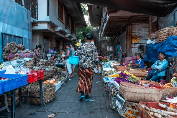 Ubud Bali Indonesia Enero 2020 Ubud Morning Market Mercado Mañana — Foto de Stock