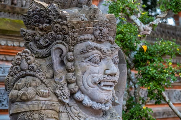 Ubud Bali Island Indonesia February 2020 God Hinduism Sculpfigures Pura — 图库照片