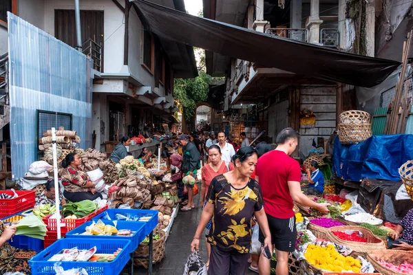 Ubud Bali Indonesia Febrero 2020 Ubud Morning Market Conocido Como — Foto de Stock