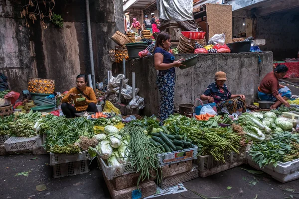 Ubud Bali Indonesia Febrero 2020 Ubud Morning Market Conocido Como — Foto de Stock