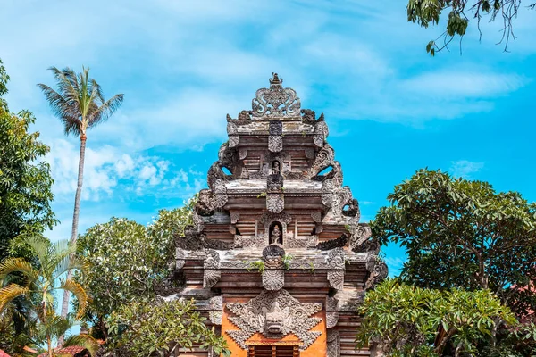 巴厘岛Ubud省Saraswati寺的名称 — 图库照片