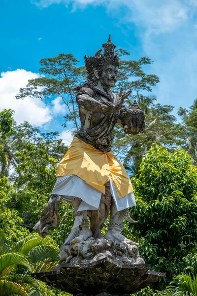 Ubud Bali Indonesia February 2020 Sculpture Statue Hindu God Holy — Stock Photo, Image