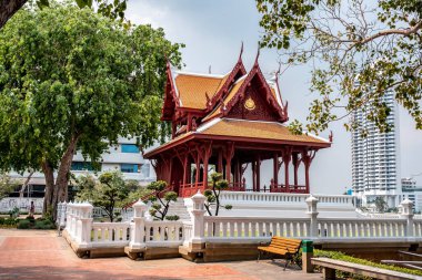 Bangkok / Tayland - 28 Ocak 2020: Bangkok 'taki bu parkın adı 