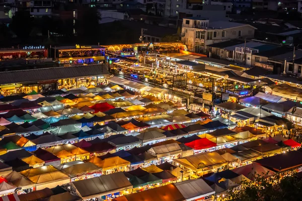 Bangkok Tailândia Fevereiro 2020 Nome Lugar Ratchada Rot Fai Night — Fotografia de Stock