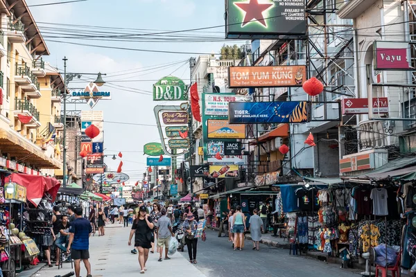 Khao San Road Bangkok Thailand February 2020 Morning Photo Khao — Stock Photo, Image