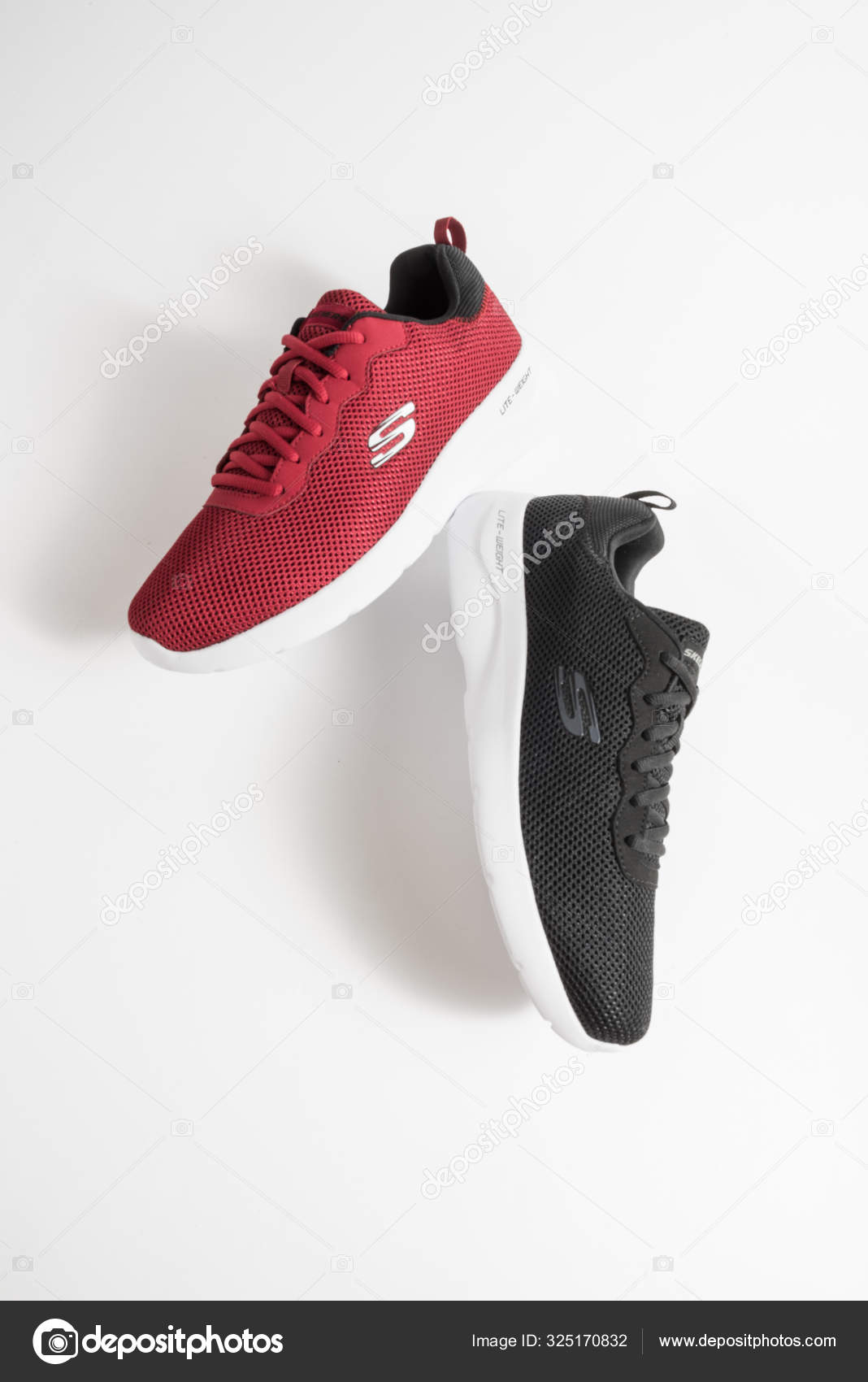 mens red skechers shoes