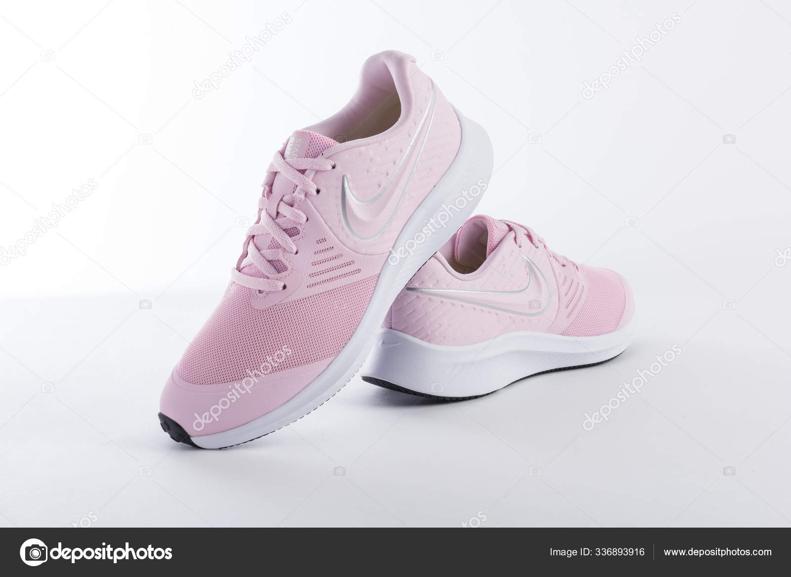 Nike Shoes White Background Shadows — Stock Editorial Photo © heyalexen