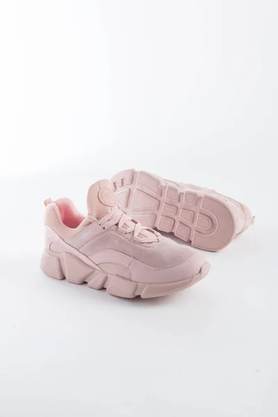 Pink Aeropostale Sneaker White Background — Stock Photo, Image