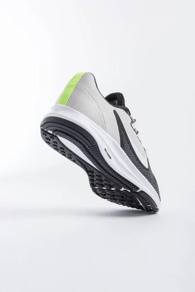 Nike Sports Shoes Design Men Black Color Non Skid Technology — Stock Photo, Image