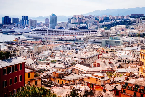 Genova i Ligurien, Italien - Stock-foto