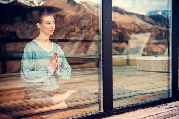 Young woman meditating