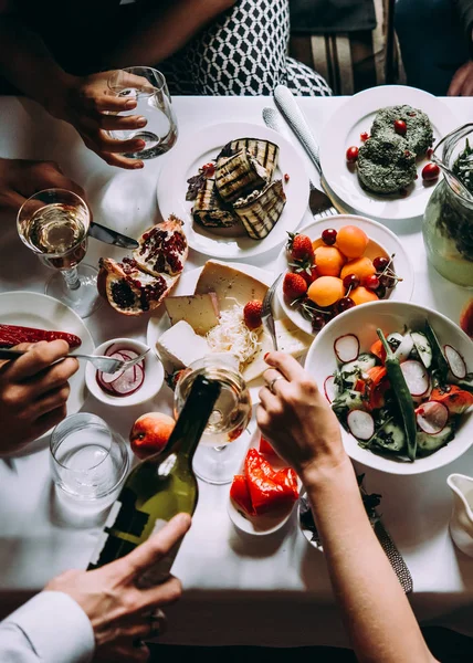 Celebración en un restaurante — Foto de Stock